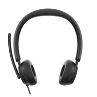 Incase by Microsoft Modern USB-C Headset - Black-Comfortable on-ear design features lightweight, padded ear cups for all-day wear