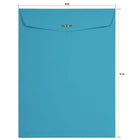 JAM Paper 9 x 12 Open End Catalog Envelopes with Clasp Closure, Brite Hue Assorted, 50 Pack (87326)-5