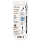 uni-ball Vision Elite BLX Rollerball Pens – 0.8mm – Blue BLX Ink – 3 Pack-Capped rollerball pens feature smooth-flowing pigment-based black ink infused with dramatic color