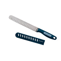 Mr. Bar-B-Q 8" Carving Knife with Protector-Razor-sharp 8” high-carbonsteel blade allows for effortlessslicing through all cuts of meat