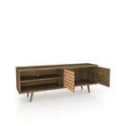 Manhattan Comfort Liberty 62.99" TV Stand, Rustic Brown/3D Brown (201AMC97)-Recommended for a 46" -60" TV.