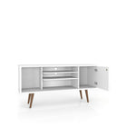 Manhattan Comfort Liberty 53.14" TV Stand, White/3D Brown (200AMC67)-Recommended for a 46" -50" TV.