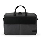Bugatti Madison 15.6" Briefcase - Grey-Made of 100% nylon with vegan leather trims