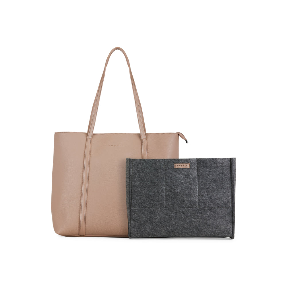 BUGATTI E. BUGATTI レザーバッグ Bugatti PURE Vegan Leather Business Tote Bag with Removable