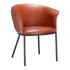 Zuo Garston Dining Chair - Brown-Assembly required