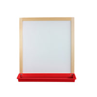 Flipside Magnetic Dry Erase Wall Easel-Space saving easel can be mounted on the wall