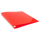 JAM Paper Plastic 0.5" 3-Ring Binder - Red-This document holder is a staple for all of your projects, assignments, memos, school work, and any other important documents that need to be kept safe.