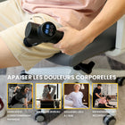 MotionGrey - Pistolet de massage à percussion pour tissus profonds - Appareil de massage portatif avec 20 niveaux de vitesse - Noir-7