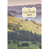 Mill Brook Studio Get Well Greeting Cards/Envelopes - 5-3/8" x 7-3/4" - Rolling Plains - 18 Pack-Premium quality greeting cards