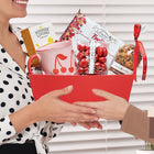 Peter & Paul's Gifts Sweet Cherry Romance Gift Basket-Chocolate Covered Cherries