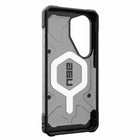 UAG Pathfinder Rugged Cell Phone Case Clear with Magnets for Galaxy S26 Ultra - Ash/Black-Featherlight Composite Construction