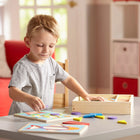 Melissa & Doug Beginner Pattern Blocks, 15 Pack (LCI528)-This item will be shipped from the U.S