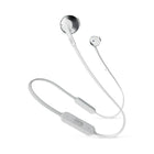 JBL Tune 205BT Earbud Headphones, Silver-In-ear wireless Bluetooth headphones