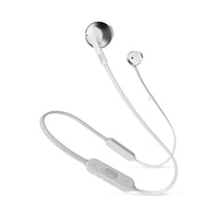 JBL Tune 205BT Earbud Headphones, Silver-In-ear wireless Bluetooth headphones