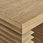 Modway Canto Square 24" Stacked Design End Table - Weathered Oak-7