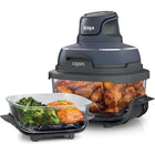 Ninja Crispi 4-in-1 Portable Glass Air Fryer Cooking System-ALL-IN-ONE SYSTEM: Includes the Ninja Crispi PowerPod, 4-qt and 6-cup TempWare glass containers, and 2 storage lids