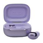 JBL Live Buds 3 True Wireless Noise Cancelling Bud-Type Earbuds - Purple-You can customize every aspect of your JBL Live Buds 3 earbuds with the 1.45-inch touchscreen display on your Smart Charging Case. The display gives you full control of your sound on any devices - laptop, TV, smartphones or tablets -, without needing to access the JBL App on your smartphone