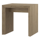 Hudson&Canal Oswin 22"W Rectangular Side Table - Antiqued Grey Oak-Tabletop features a weight capacity of 35 lbs