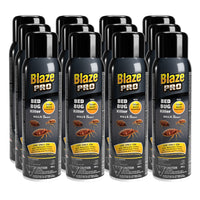 Blaze Pro Bed Bug Killer Spray with Cedar Wood - 465g - 12 Pack-Made in Canada