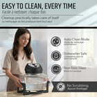 Granitestone Big Boss 16 qt Extra Large Glass Air Fryer with 3 Cooking Sections and Stainless Steel Racks - Black-Teflon-free & made without forever chemicals: 100% teflon free and made without forever chemicals so you can cook with confidence without harmful nonstick coatings