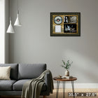 The Tragically Hip Lyrics Collage with Platinum LP - Framed Print - 35" x 27"-Ready to hang - arrives fully assembled