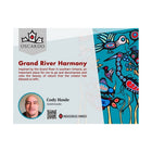 Oscardo Grand River Harmony by Cody Houle Hardcover Journal -Ethically produced Indigenous art journal with royalties paid to the artist or their estate on every purchase, supporting Indigenous creators and cultural storytelling through functional art products