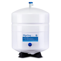 iSpring T32M Reverse Osmosis Water Storage Tank-Metal pressurized tank with up to 3.2 gallon holding capacity