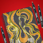 Sharpie Creative Markers - Brush Tip - Metallic Colours - 10 Pack-Brush tip markers let you create varied strokes as you mark on your canvas