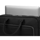 Bugatti Wellington Briefcase for Laptops up to 15.6" - Black-Front organization panel: Multi-pocket layout designed for small-item separation (phone, cables, pens, cards) with quick-access front entry