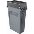Slim Jim 23 Gallon Capacity Container with Venting Channels - Grey-Slim Jim Container