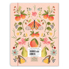 Orange Circle Studio 2027 Just Right Monthly Planner - 9-3/4" x 7-1/2" - Fruit & Flora - Bilingual-Two-year reference calendar and three-year holiday list