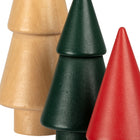General Supply Goods + Co Decor Wood Trees - 3 Pack-Includes one small (5 cm x 9 cm), one medium (5.5 cm x 11.5 cm), and one large (6 cm x 15.5 cm) tree