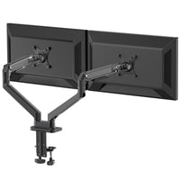ShoppingAll Premium Monitor Arm Desk Mount for Dual Screen - Black-Dual mechanical springs: light-touch movement with secure hold