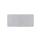 BlueDiamond Regular Premium Felt Deskpad for Home Office Gaming Anti-Slip Rubber Bottom - 25.6" L x 11.8" W - Lunar-Felt Textured Surface: Premium look and feel for your modern workspace