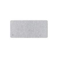 BlueDiamond Regular Premium Felt Deskpad for Home Office Gaming Anti-Slip Rubber Bottom - 25.6" L x 11.8" W - Lunar-Felt Textured Surface: Premium look and feel for your modern workspace