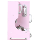Qaba Kids Play Kitchen with Chalkboard, Ice Maker - Pink-Faucet and sink promote cleanliness and water conservation lessons 