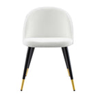 Modway Cordial Dining Chairs - White - 2 Pack-8