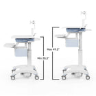 Luxor Deluxe VitalPower Workstation -High-quality, non-marring casters ensure smooth mobility