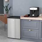 HOMCOM Compact Upright Mini Freezer - 3 cu. ft. - Silver-Compact design suits for apartment, RV, dormitory, or home office