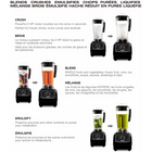 Salton Professional Grade Power Blender - 2 L - Buttercream - 19” (43.3 cm) high and 8” (20.3 cm) wide 