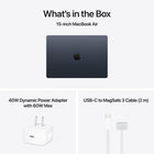 Apple MacBook Air 15" - M5 - 10-core CPU - 1TB SSD - 24 GB Memory - Midnight-9