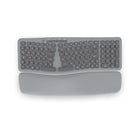 BlueDiamond Ergo Wireless Keyboard with Detachable Wrist Rest - French Layout-Ergonomic Design: Sculpted to support the natural curvature and resting angle of your arms and wrists for a comfortable typing experience