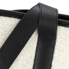 Gry Mattr Sherpa/ Vegan Leather Tote Bag -4