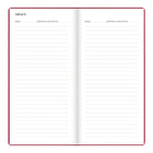 Letts 2026 Woodland Week-to-View Planner with Embossed Cover - 6-7/8" x 3-1/8" - Pink - Multilingual -Multi-language