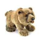 Folkmanis Grizzly Bear Puppet-Special Feature: Moveable mouth