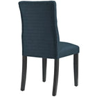 Modway Duchess Button Tufted Fabric Dining Chair - Azure-Fine Polyester Fabric Upholstery