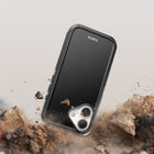 TUFF8 Impact+ Triple-layer Rugged Case for iPhone 17 - Black-Triple-layer: Combines soft silicone and hard polycarbonate layers for superior durability