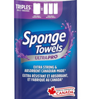 SpongeTowels UltraPRO Extra Strong & Absorbent Paper Towel - 1 = 3 Regular Rolls - 147 sheets-Contains 1 big roll = 3 regular rolls of SpongeTowels UltraPRO paper towel