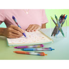 Paper Mate InkJoy Ballpoint Pens - Retractable - Medium Point - Assorted Colours - 6 Pack-Reliable and fluid 1.0mm medium tip draws bright, striking lines from beginning to end