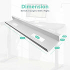 MotionGrey Under Desk Cable Management Tray - Cord Organizer for Standing Desks & Workstations - White-7